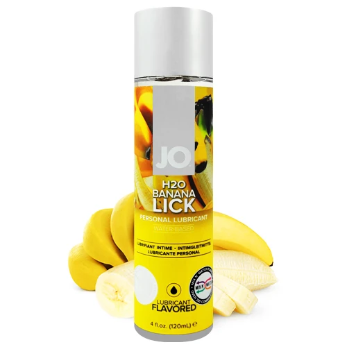 Jo H2O Banana Lick Flavoured Lubricant 120ml