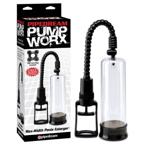 Pump Worx Max-Width Penis Enlarger - Clear