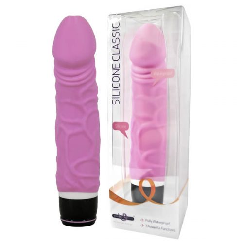 Silicone Classic-Pink 6.75in Vibe