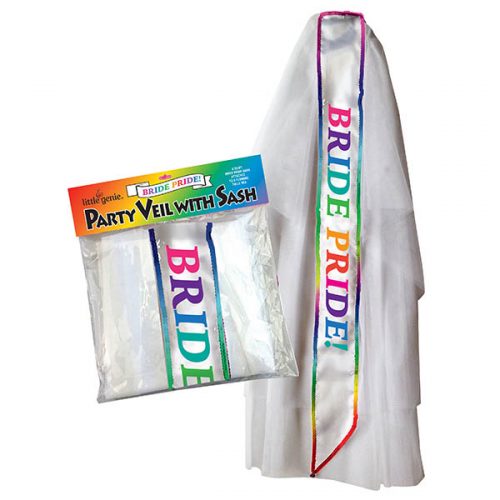 Bride Pride Veil - White