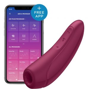 Satisfyer Curvy 1+ App Control-Rose Red