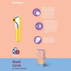 Satisfyer Dual Love App Control-Yellow