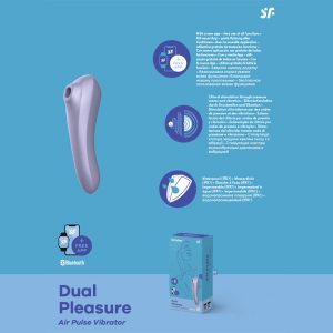 Satisfyer Dual Pleasure App Control-Mauve