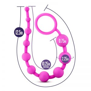 Luxe - Silicone 10 Beads-Pink