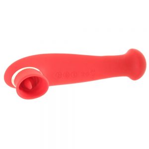 Maia DESTINY Flutter Suction Vibrating Wand-Red
