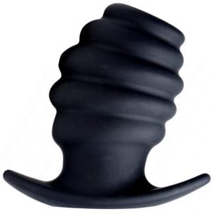 Master Series Hive Ass Ribbed Hollow Plug Small