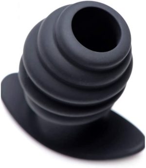 Master Series Hive Ass Ribbed Hollow Plug Small