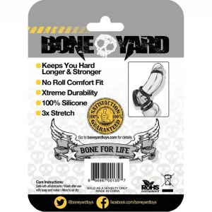 Boneyard Silicone Ring 30mm - Black
