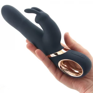 Adam & Eve Twirling Rabbit Vibrator-Blue
