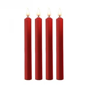 OUCH! Teasing Wax Candles Large-Red 4-Pack