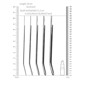 OUCH! Urethral Sounding-Metal Dilator 5 Sizes
