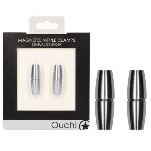 OUCH! Magnetic Nipple Clamps - Sensual Cylinder