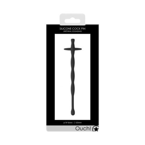 OUCH! Urethral Sounding-Silicone Cock Pin 24cm