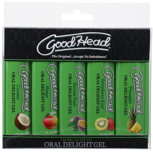 GoodHead Oral Delight Gel-Tropical Fruits 5 Pack
