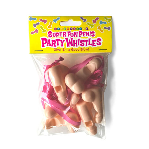 Super Fun Penis Party Whistles-6 Pack