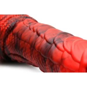 Creature Cocks Fire Dragon Red Scaly Dildo