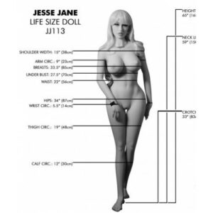 Jesse Jane Fully Poseable Life Size Doll
