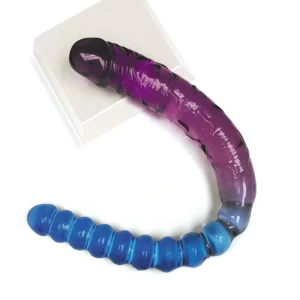 Shades 17'' Double Dong-Violet Blue