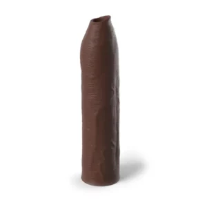 FX Elite Uncut Silicone Penis Enhancer-Brown