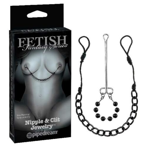 FFS Limited Edition Nipple & Clit Jewellry-Black