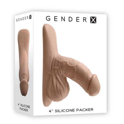 Gender X 4in Silicone Packer-Tan