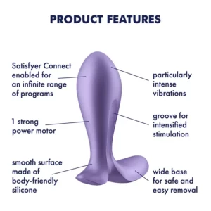 Satisfyer Intensity Plug App Control - Purple