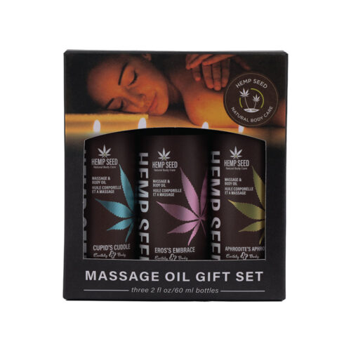 EB Hemp Seed Massage Oil Gift Set-3 Pack