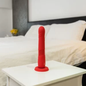 Remote control thrusting dildo that turns any a smooth surface into your perfect sex partner in seconds. Use Gravity in bed for an intense G-Spot penetration, any way you like it. Dual Sensations - Vibration motor located at the tip & up to 140 strokes/min, 3 cm (1.18 in) stroke length. Hands-free - Strong suction cup enables hands-free use by attaching it to smooth surfaces. Super Powerful & Lasting - Each motor provides intense sensations that will lead to orgasms multiple times during its 4 hours of battery use.