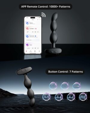 Lovense Ridge App Controlled Rotating and Vibrating Anal Beads