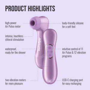 Satisfyer Pro 2 Generation 4 Amethyst Clitoral Air Pulse Stimulator
