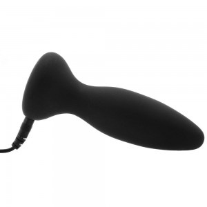 A-Play Vibe Experienced Rechargeable Silicone Anal Plug-Black