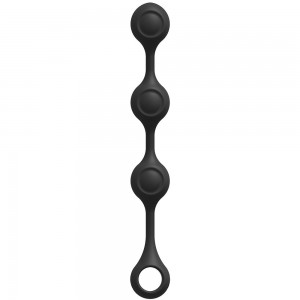 KINK Anal Essentials Weighted Silicone Anal Balls - Black