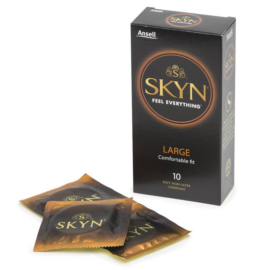 Ansell SKYN Large Soft Non-Latex Condoms 10pk