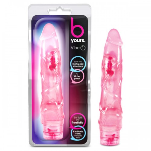 B Yours Vibe #1 Pink Jelly Vibrator