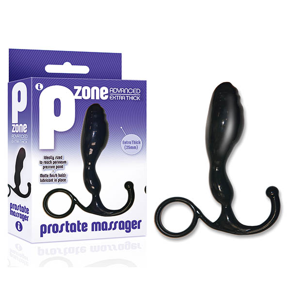 The 9s P- Zone Advanced Black Prostate Massager
