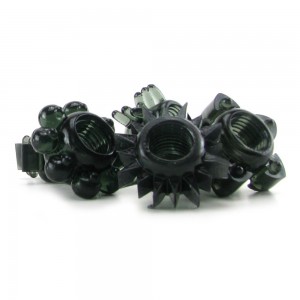 Doc Johnson Tower of Power Cock Ring Collection Black