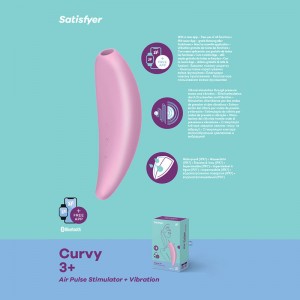 Satisfyer Curvy 3plus App Control - Pink
