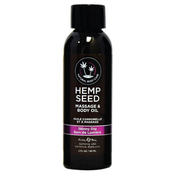 Hemp Seed Massage & Body Oil-Vanilla & Faiy Floss- 59 ml Bottle