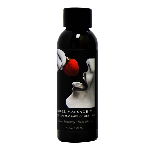 Edible Massage Oil - Strawberry 59ml