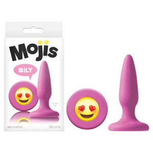Moji's #ILY Tapered Silicone Butt Plug Pink