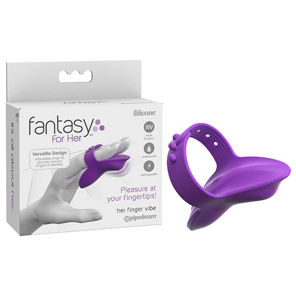 Fantasy For Her Purple Finger Stimulator