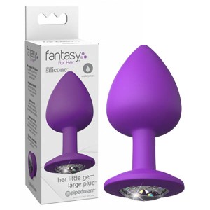 Fantasy For Her Little Gem Large Plug - Purple