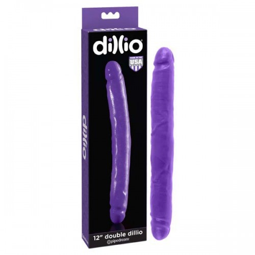 Dillio 12" Double Dong - Purple