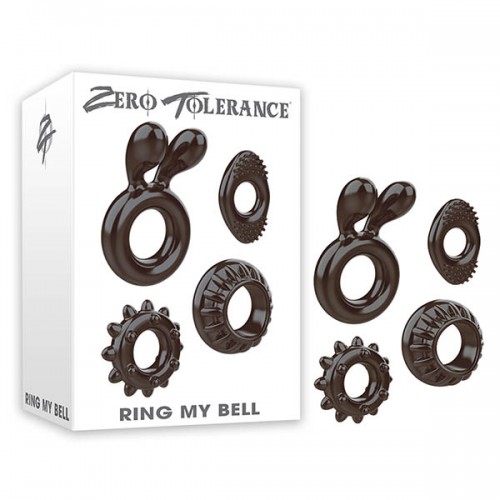 Zero Tolerance Ring My Bell Cock Rings - Set of 4
